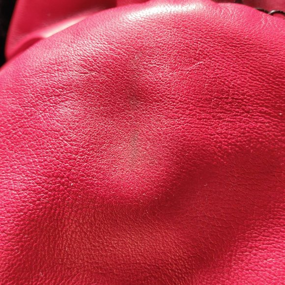 Danier Red Leather Studded Jacket - Picture 5 of 6